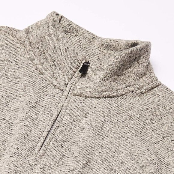 Mens Wrangler Authentics Long Sleeve Fleece‎ Quarter-Zip Long Sleeve - Picture 6 of 7